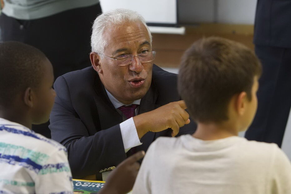A Escola Ribeiro de Carvalho recebeu no ano passado a visita do primeiro-ministro, António Costa 