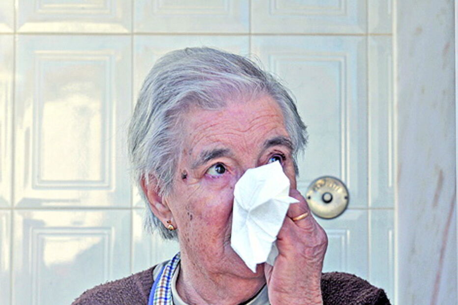 Luzia Ruxa, vizinha de Carlos Lourenço e prima de José Rocha, os cunhados que estão desaparecidos em Bencatel