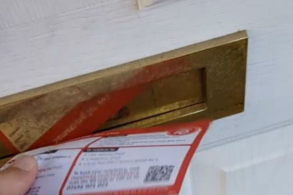 Cão recusa receber notificação postal