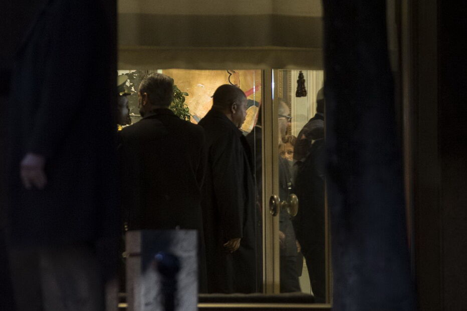 João Lourenço, presidente de Angola, à chegada ao hotel na visita a Lisboa