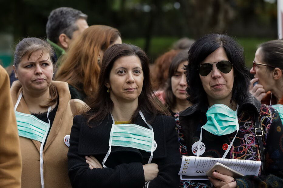 Greve dos enfermeiros em Coimbra