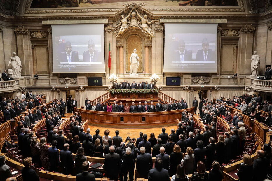João Lourenço, presidente de Angola, discursou no parlamento português