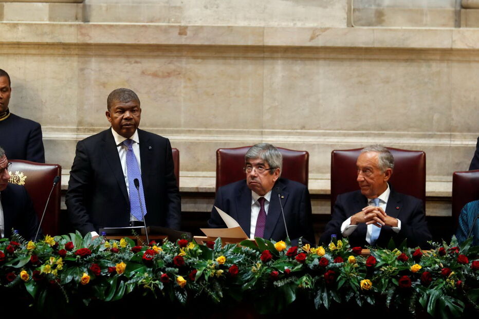 João Lourenço, presidente de Angola, discursou no parlamento português