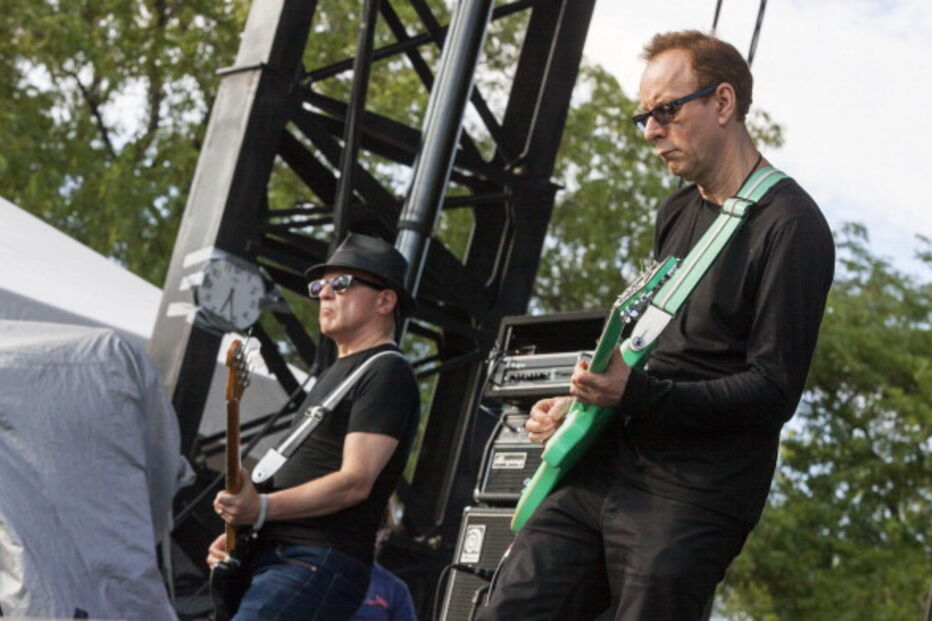 A banda britância Wire em concerto