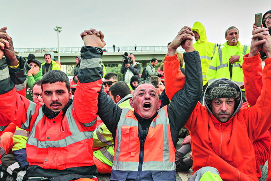 Precários do Porto de Setúbal uniram-se no protesto