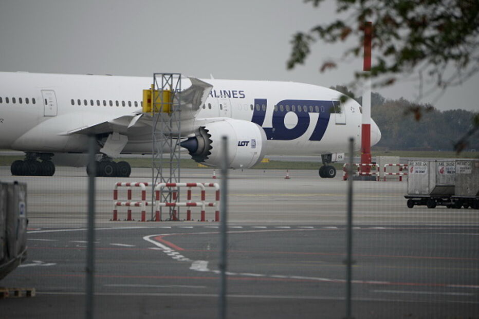 Avião da companhia polaca LOT