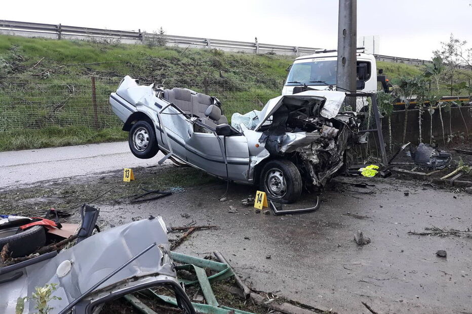 Despiste contra muro mata jovem na IP3 em Tondela