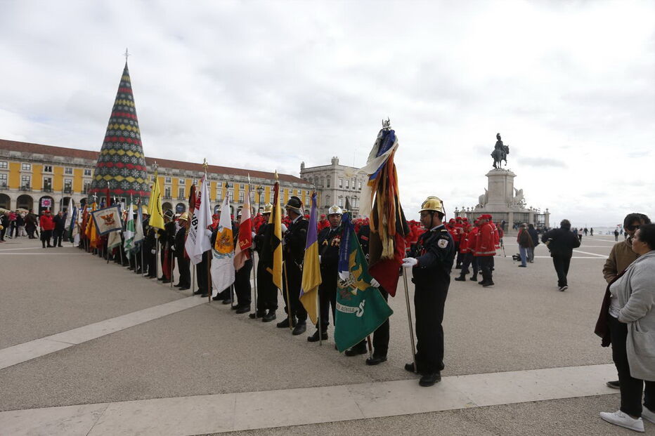 Bombeiros manifestam-se em Lisboa