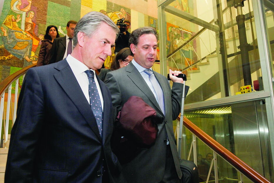 Armando Vara com o seu advogado