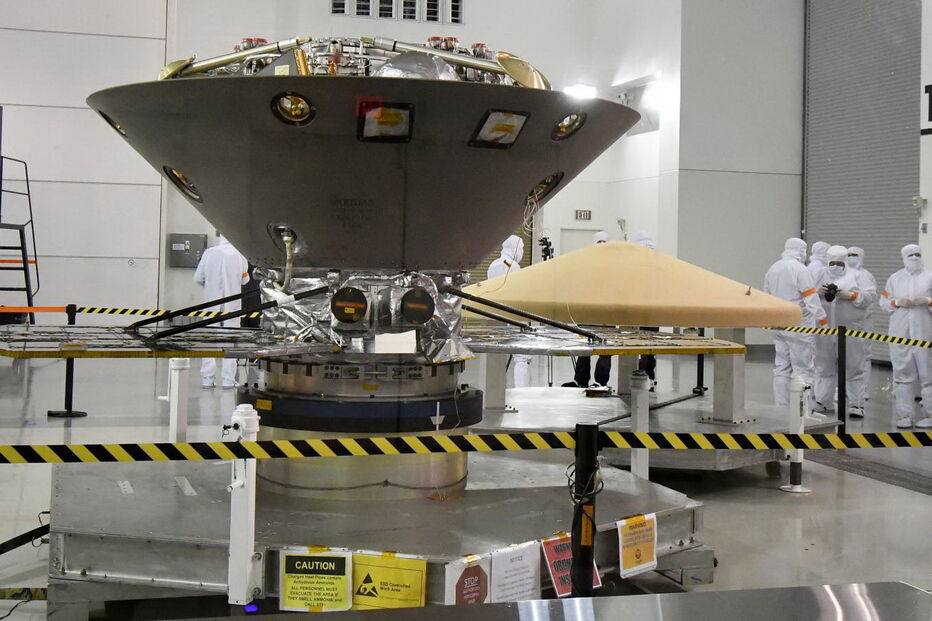 A nave espacial que levou a sonda da NASA In Sight até Marte