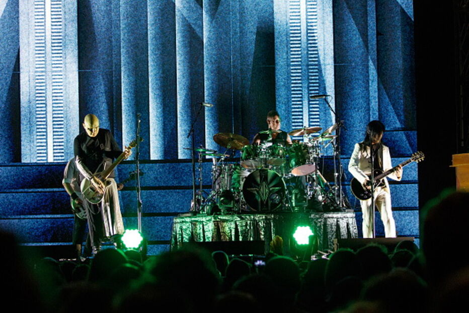 O Smashing Pumpkins ao vivo, em 2018