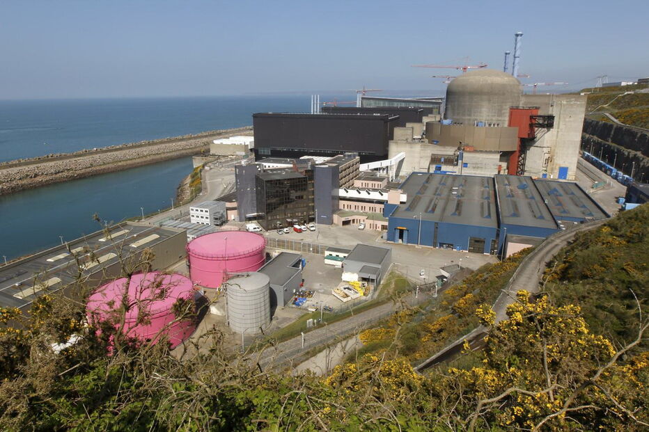 Central nuclear de  Flamanville, em França