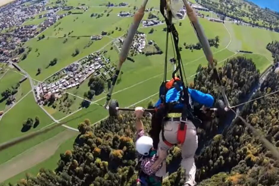 Piloto esquece-se de prender passageiro em batismo de Asa Delta em viagem arrepiante