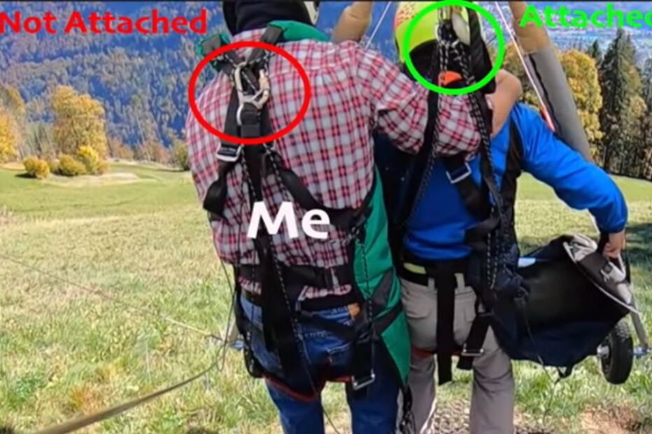 Piloto esquece-se de prender passageiro em batismo de Asa Delta em viagem arrepiante