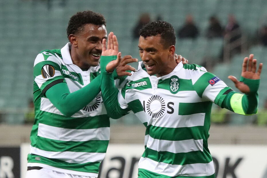 Jogo entre Qarabag e Sporting para a Liga Europa	