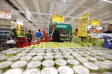 Marcelo Rebelo de Sousa participa na recolha de alimentos para o Banco Alimentar