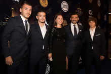 Sérgio Conceição e o filho Moisés