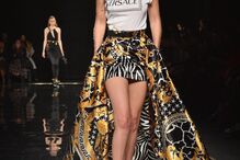 versace, desfile