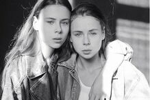 Irmãs gémeas Masha e Dash Ledeneva