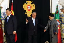 Marcelo Rebelo de Sousa recebe o Presidente da China