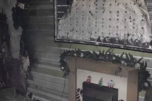 Luzes de Natal incendeiam casa de família no País de Gales