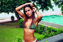 Carolina Patrocínio em São Tomé com o marido, Gonçalo Uva