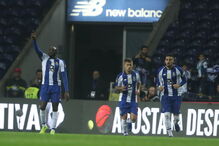 Marega celebra o golo do empate 
