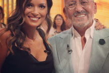 Maria Cerqueira Gomes com Manuel Luís Goucha