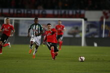 Benfica joga contra o Vitória de Setúbal no Estádio do Bonfim	