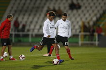 Benfica joga contra o Vitória de Setúbal no Estádio do Bonfim	