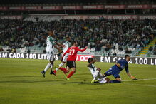Benfica joga contra o Vitória de Setúbal no Estádio do Bonfim	