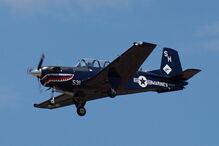 Avião T34C dos Marines americanos