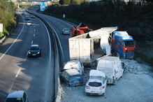 Acidente na A29 faz quatro feridos