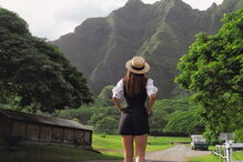 Catarina Gouveia no Havai