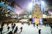 Muita luz e queda de neve