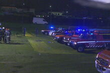 Helicóptero do INEM cai em Valongo