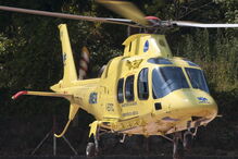 Helicóptero do INEM que caiu em Valongo