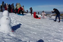 Boneco de Neve na Serra da Estrela