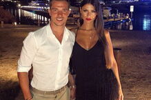 Cédric Soares e Filipa Brandão