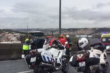 Acidente no IC16 na Amadora