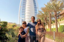 Nuno Gomes de férias no Dubai 