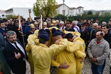 O último adeus ao piloto que morreu na queda do héli do INEM