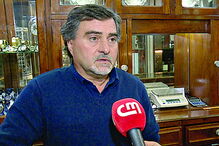 Fernando Santos, ourives, lamenta o crime  