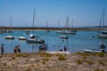 Barcos de pesca na Ria Formosa