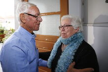 Domingos Carrasco veio do Brasil para passar o Natal com os irmãos