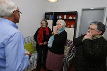 Domingos Carrasco veio do Brasil para passar o Natal com os irmãos