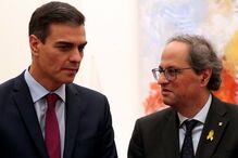 Pedro Sánchez e Quim Torra reuniram-se para falar do futuro próximo da Catalunha