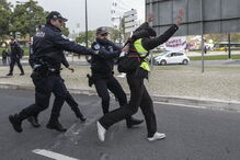Detenção no Marquês de Pombal em Lisboa