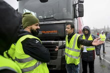 'Coletes amarelos' em protesto em Braga