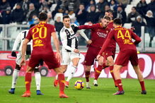 Ronaldo em branco na vitória da Juventus frente à Roma
